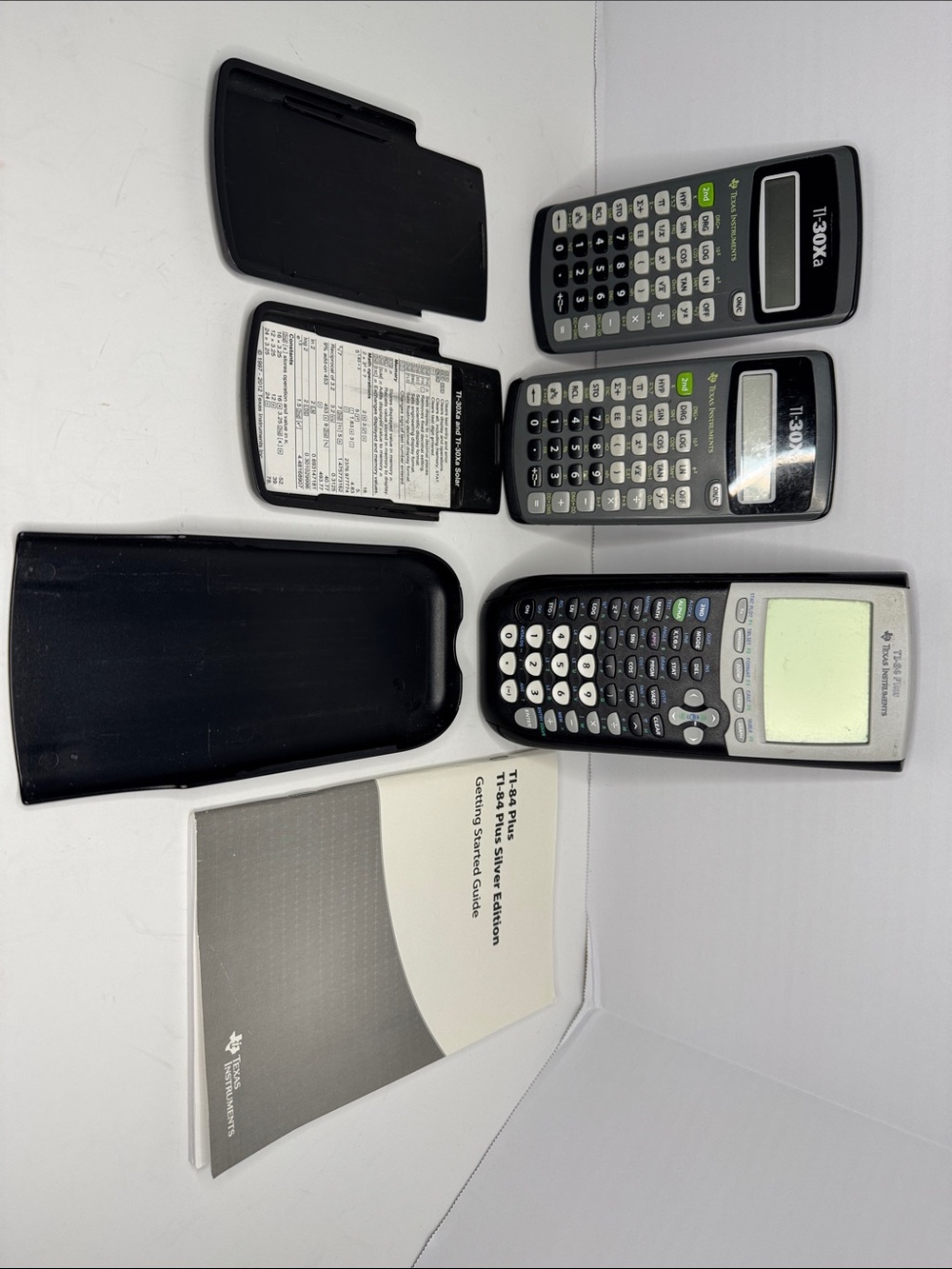 Texas Instruments Multiple Scientific Calculators TI-84 Plus, TI-30xa (2)